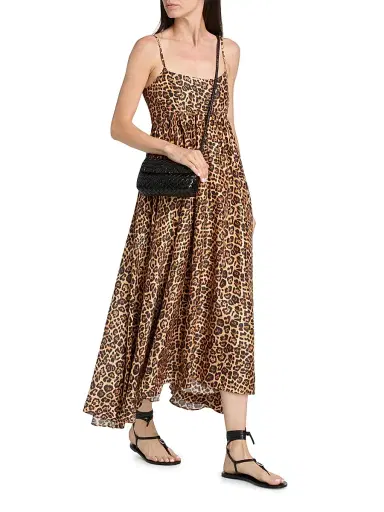 AZEEZA Women's Rachel Leopard Asymmetric-Hem Midi-Dress - Leopard - Size XL | Thumbnail 2 AZEEZA Women's Rachel Leopard Asymmetric-Hem Midi-Dress - Leopard - Size XL | Thumbnail 2