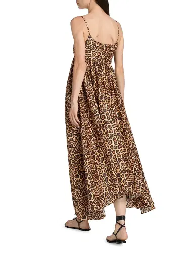 AZEEZA Women's Rachel Leopard Asymmetric-Hem Midi-Dress - Leopard - Size XL | Thumbnail 5 AZEEZA Women's Rachel Leopard Asymmetric-Hem Midi-Dress - Leopard - Size XL | Thumbnail 5