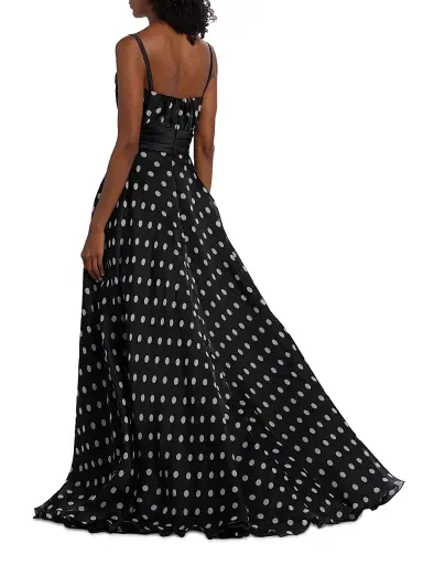 PAMELLA ROLAND Women's Polka Dot Organza Ballgown | Thumbnail 5 PAMELLA ROLAND Women's Polka Dot Organza Ballgown | Thumbnail 5