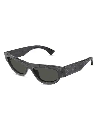 Gucci Women's Miami Logo 53MM Cat-Eye Sunglasses - Grey | Thumbnail 1 Gucci Women's Miami Logo 53MM Cat-Eye Sunglasses - Grey | Thumbnail 1