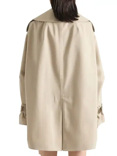 Givenchy Women's Short Trench Coat in Cotton | Thumbnail 3 Givenchy Women's Short Trench Coat in Cotton | Thumbnail 3