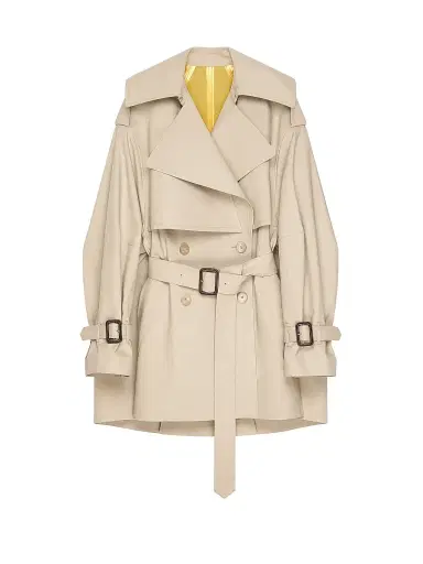 Givenchy Women's Short Trench Coat in Cotton | Thumbnail 1 Givenchy Women's Short Trench Coat in Cotton | Thumbnail 1