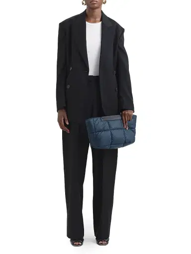 Vee Collective Women's Porter Basque Quilted Clutch - Deep Sea | Thumbnail 3 Vee Collective Women's Porter Basque Quilted Clutch - Deep Sea | Thumbnail 3