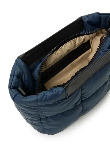 Vee Collective Women's Porter Basque Quilted Clutch - Deep Sea | Thumbnail 6 Vee Collective Women's Porter Basque Quilted Clutch - Deep Sea | Thumbnail 6