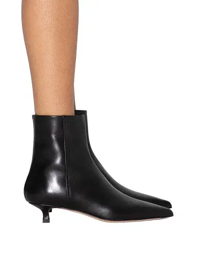 Aeyde Women's 3MM Leather Ankle Boots - Black | Thumbnail 2 Aeyde Women's 3MM Leather Ankle Boots - Black | Thumbnail 2