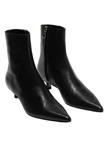 Aeyde Women's 3MM Leather Ankle Boots - Black | Thumbnail 3 Aeyde Women's 3MM Leather Ankle Boots - Black | Thumbnail 3
