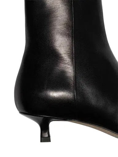Aeyde Women's 3MM Leather Ankle Boots - Black | Thumbnail 6 Aeyde Women's 3MM Leather Ankle Boots - Black | Thumbnail 6