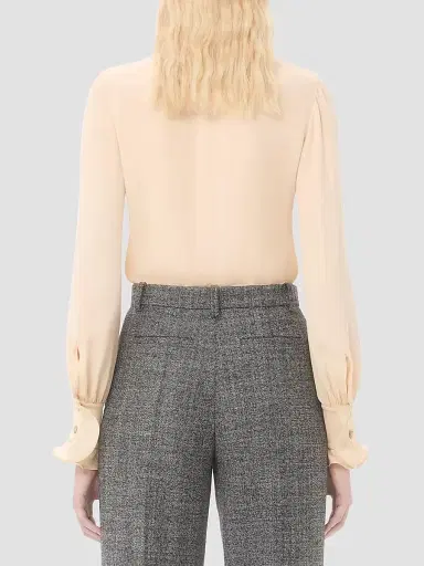 Valentino Garavani Women's Georgette Blouse - Birch | Thumbnail 4 Valentino Garavani Women's Georgette Blouse - Birch | Thumbnail 4