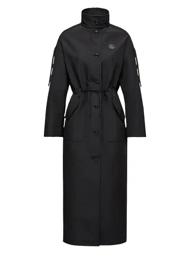 Moncler Genius Women's Moncler x EE72 by Edward Enninful Winifred Coat - Black | Thumbnail 1 Moncler Genius Women's Moncler x EE72 by Edward Enninful Winifred Coat - Black | Thumbnail 1