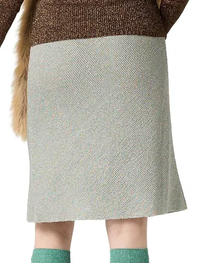 Miu Miu Women's Lamé Skirt | Thumbnail 3 Miu Miu Women's Lamé Skirt | Thumbnail 3