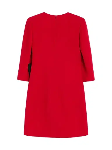 Valentino Garavani Women's Cady Couture Short Dress with Faille Bow - Paris Black | Thumbnail 2 Valentino Garavani Women's Cady Couture Short Dress with Faille Bow - Paris Black | Thumbnail 2