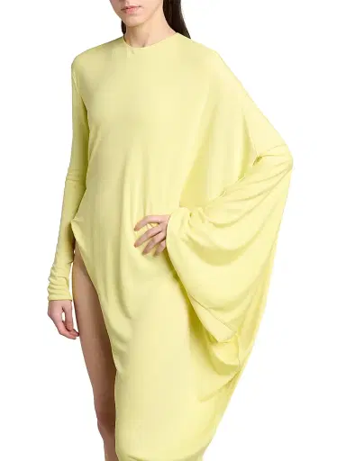 Tom Ford Women's Crêpe-Jersey Maxi-Dress - Cream - Size 8 | Thumbnail 6 Tom Ford Women's Crêpe-Jersey Maxi-Dress - Cream - Size 8 | Thumbnail 6
