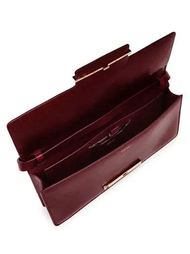 Tom Ford Women's East West Supple Grain Leather Shoulder Bag - Ruby Red | Thumbnail 3 Tom Ford Women's East West Supple Grain Leather Shoulder Bag - Ruby Red | Thumbnail 3