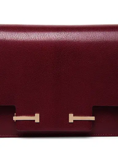 Tom Ford Women's East West Supple Grain Leather Shoulder Bag - Ruby Red | Thumbnail 5 Tom Ford Women's East West Supple Grain Leather Shoulder Bag - Ruby Red | Thumbnail 5