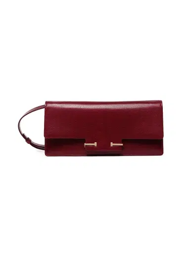 Tom Ford Women's East West Supple Grain Leather Shoulder Bag - Ruby Red | Thumbnail 1 Tom Ford Women's East West Supple Grain Leather Shoulder Bag - Ruby Red | Thumbnail 1