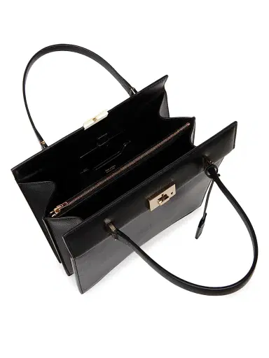 Tom Ford Women's Supple Grain Leather Top Handle Bag - Black | Thumbnail 4 Tom Ford Women's Supple Grain Leather Top Handle Bag - Black | Thumbnail 4