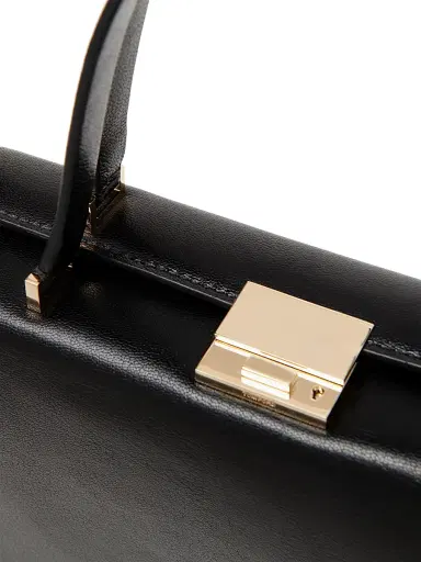 Tom Ford Women's Supple Grain Leather Top Handle Bag - Black | Thumbnail 6 Tom Ford Women's Supple Grain Leather Top Handle Bag - Black | Thumbnail 6