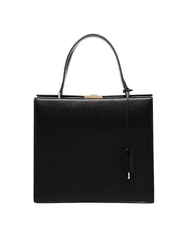 Tom Ford Women's Supple Grain Leather Top Handle Bag - Black | Thumbnail 1 Tom Ford Women's Supple Grain Leather Top Handle Bag - Black | Thumbnail 1