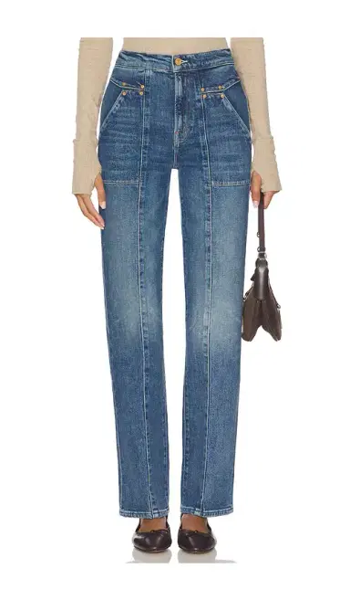 MOTHER The Riveting Rambler Zip Sneak Jeans | Thumbnail 1 MOTHER The Riveting Rambler Zip Sneak Jeans | Thumbnail 1