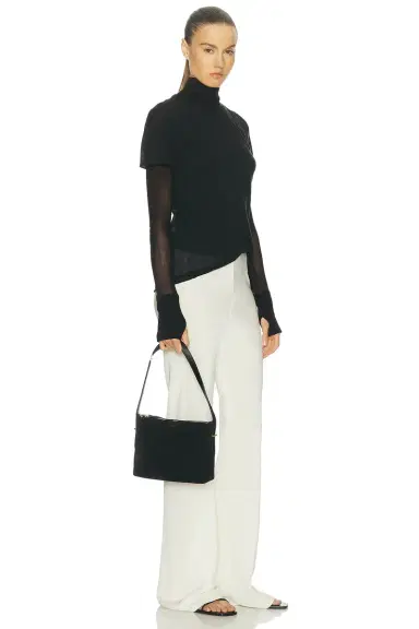 TOTEME Suede Scoop Wristlet Bag | Thumbnail 2 TOTEME Suede Scoop Wristlet Bag | Thumbnail 2