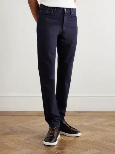 Zegna Roccia Straight-Leg Cotton Trousers - Men | Thumbnail 3 Zegna Roccia Straight-Leg Cotton Trousers - Men | Thumbnail 3