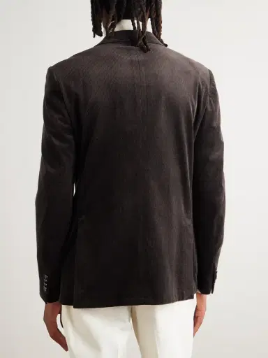 Zegna Cotton-Blend Corduroy Blazer - Men | Thumbnail 3 Zegna Cotton-Blend Corduroy Blazer - Men | Thumbnail 3