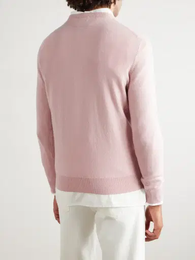 Zegna Slim-Fit Oasi Cashmere Sweater - Men | Thumbnail 4 Zegna Slim-Fit Oasi Cashmere Sweater - Men | Thumbnail 4