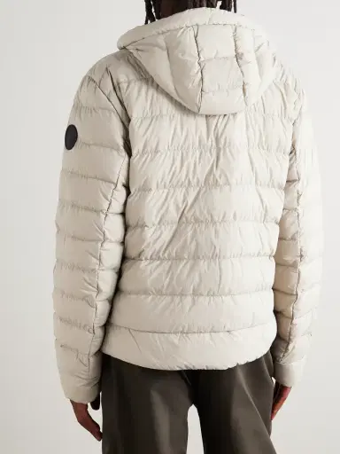 Canada Goose Crofton Logo-Appliquéd Quilted Enduraluxe® Hooded Down Jacket - Men | Thumbnail 3 Canada Goose Crofton Logo-Appliquéd Quilted Enduraluxe® Hooded Down Jacket - Men | Thumbnail 3