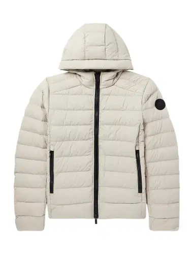 Canada Goose Crofton Logo-Appliquéd Quilted Enduraluxe® Hooded Down Jacket - Men | Thumbnail 1 Canada Goose Crofton Logo-Appliquéd Quilted Enduraluxe® Hooded Down Jacket - Men | Thumbnail 1