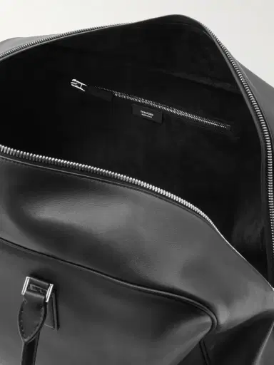 Tom Ford Logo-Print Leather Weekend Bag - Men | Thumbnail 5 Tom Ford Logo-Print Leather Weekend Bag - Men | Thumbnail 5