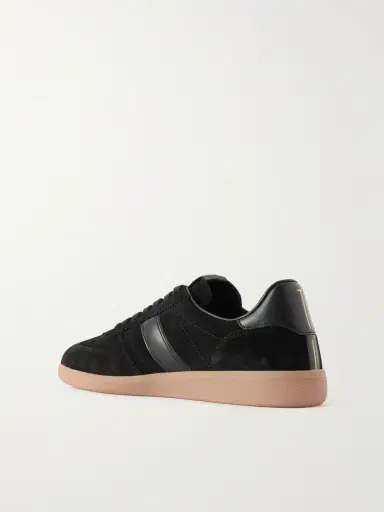 Tom Ford Leather-Trimmed Suede Sneakers - Men | Thumbnail 4 Tom Ford Leather-Trimmed Suede Sneakers - Men | Thumbnail 4