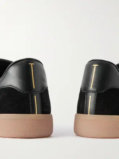 Tom Ford Leather-Trimmed Suede Sneakers - Men | Thumbnail 5 Tom Ford Leather-Trimmed Suede Sneakers - Men | Thumbnail 5