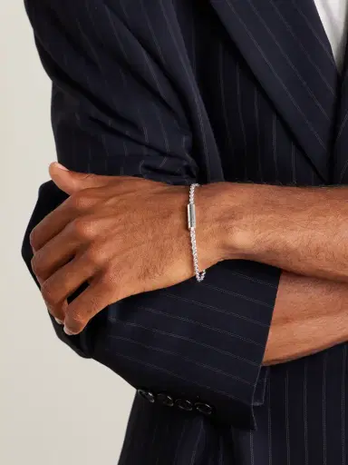 LE GRAMME 11g Recycled Sterling Silver Chain Bracelet - Men | Thumbnail 2 LE GRAMME 11g Recycled Sterling Silver Chain Bracelet - Men | Thumbnail 2