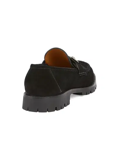 Gucci Men's Sylke Suede Loafers - Nero - Size 14 | Thumbnail 3 Gucci Men's Sylke Suede Loafers - Nero - Size 14 | Thumbnail 3