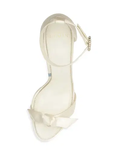 Alexandre Birman Women's Clarita 120MM Satin Platform Sandals - Bianco - Size 10 | Thumbnail 7 Alexandre Birman Women's Clarita 120MM Satin Platform Sandals - Bianco - Size 10 | Thumbnail 7