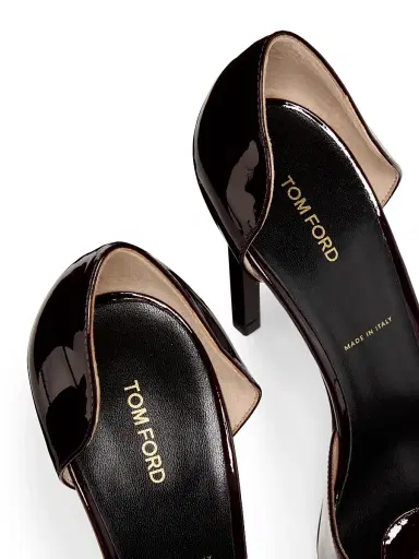 Tom Ford Women's 105MM Patent Leather D'Orsay Pumps | Thumbnail 6 Tom Ford Women's 105MM Patent Leather D'Orsay Pumps | Thumbnail 6