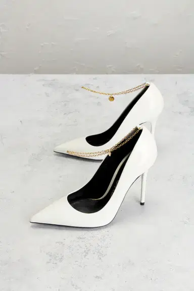 Tom Ford TOM FORD Patent Leather Chain Pump 105 | Thumbnail 5 Tom Ford TOM FORD Patent Leather Chain Pump 105 | Thumbnail 5