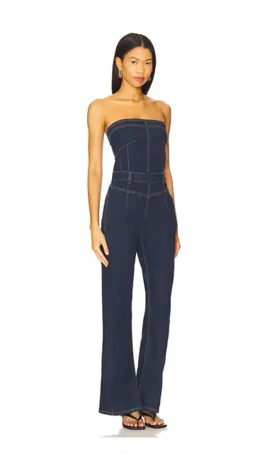 Free People x We The Free Beckett Jumpsuit In Midnight | Thumbnail 2 Free People x We The Free Beckett Jumpsuit In Midnight | Thumbnail 2