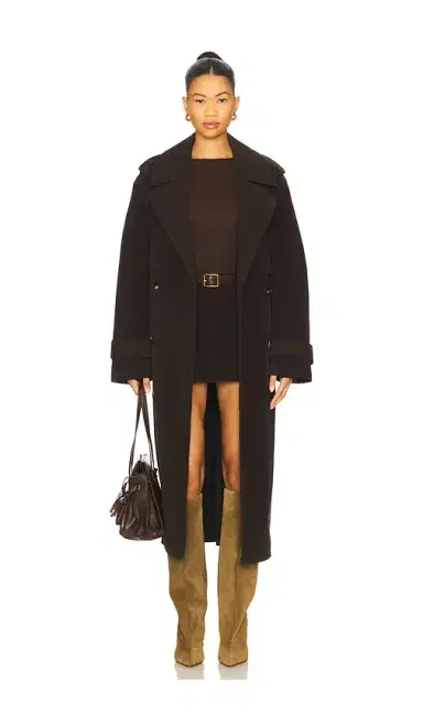 Joe's Jeans Elizabeth Faux Suede Trench Coat | Thumbnail 1 Joe's Jeans Elizabeth Faux Suede Trench Coat | Thumbnail 1