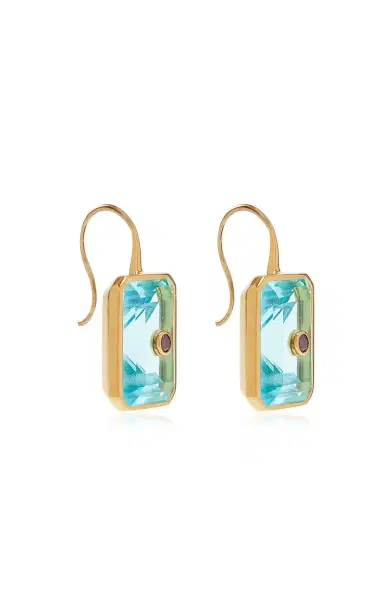 Lizzie Fortunato Tile Earrings In Poolside | Thumbnail 5 Lizzie Fortunato Tile Earrings In Poolside | Thumbnail 5