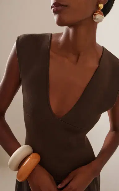 Lizzie Fortunato Rodan Pearl Earrings In Tigre Clip On | Thumbnail 2 Lizzie Fortunato Rodan Pearl Earrings In Tigre Clip On | Thumbnail 2