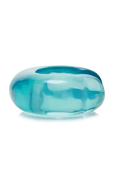 Lizzie Fortunato Arc Cuff In Lagoon | Thumbnail 5 Lizzie Fortunato Arc Cuff In Lagoon | Thumbnail 5