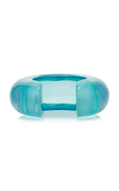 Lizzie Fortunato Arc Cuff In Lagoon | Thumbnail 6 Lizzie Fortunato Arc Cuff In Lagoon | Thumbnail 6
