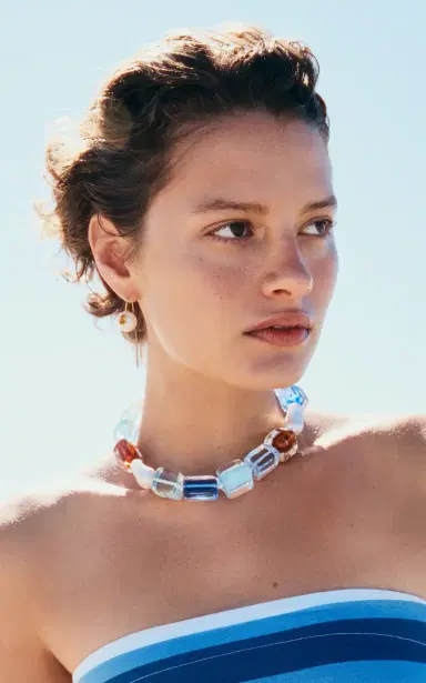 Lizzie Fortunato Delphine Collar In Paradise | Thumbnail 3 Lizzie Fortunato Delphine Collar In Paradise | Thumbnail 3