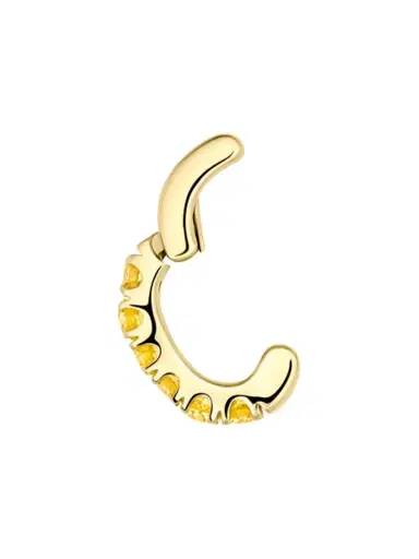 Beatriz Werebe Jumbo Fancy Yellow Diamond Ear Cuff | Thumbnail 3 Beatriz Werebe Jumbo Fancy Yellow Diamond Ear Cuff | Thumbnail 3