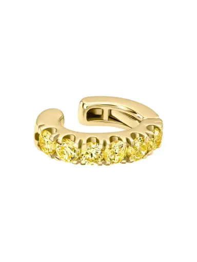 Beatriz Werebe Jumbo Fancy Yellow Diamond Ear Cuff | Thumbnail 1 Beatriz Werebe Jumbo Fancy Yellow Diamond Ear Cuff | Thumbnail 1