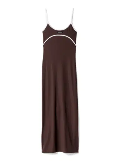Miu Miu Stretch Jersey Midi Dress | Thumbnail 1 Miu Miu Stretch Jersey Midi Dress | Thumbnail 1