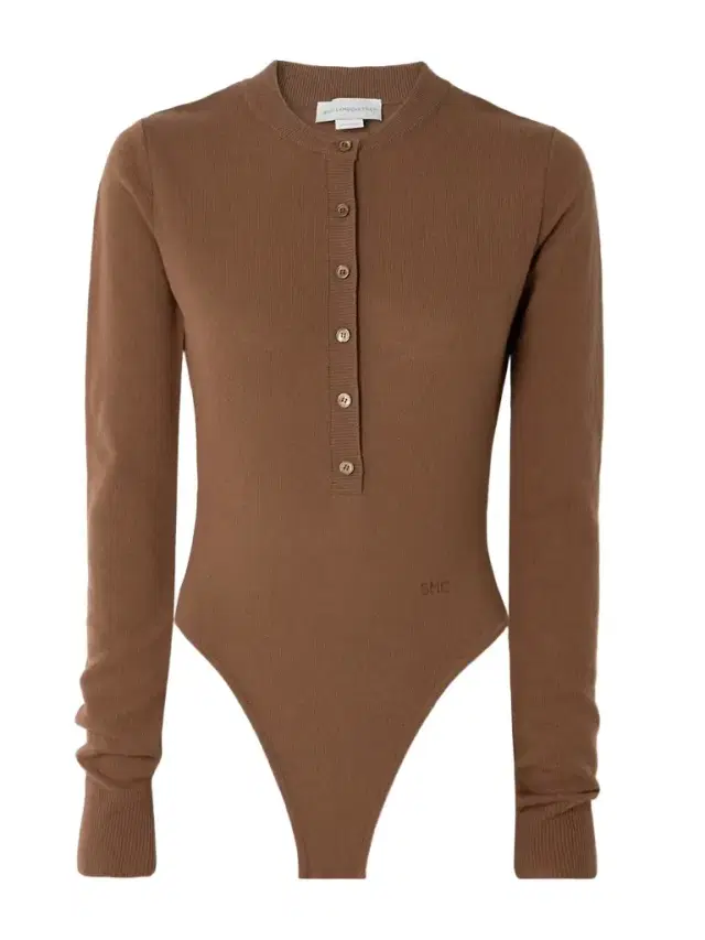 Stella McCartney Embroidered Wool Bodysuit