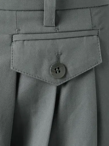 Tibi Pleated Cotton-twill Wide-leg Pants | Thumbnail 5 Tibi Pleated Cotton-twill Wide-leg Pants | Thumbnail 5