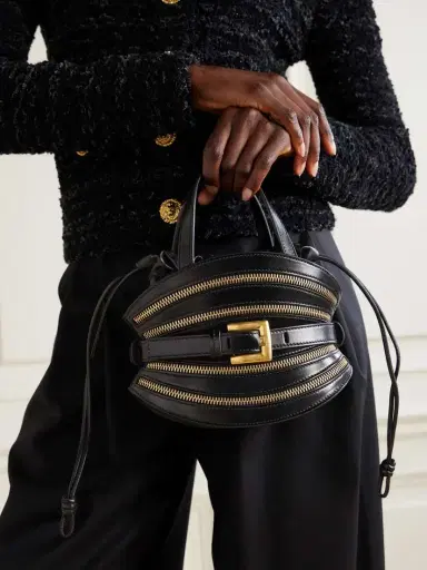 Balmain Shuffle Mini Embellished Leather Shoulder Bag | Thumbnail 6 Balmain Shuffle Mini Embellished Leather Shoulder Bag | Thumbnail 6